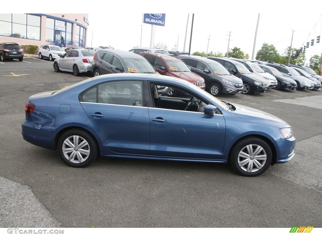 Silk Blue Metallic 2017 Volkswagen Jetta S Exterior Photo #141981316