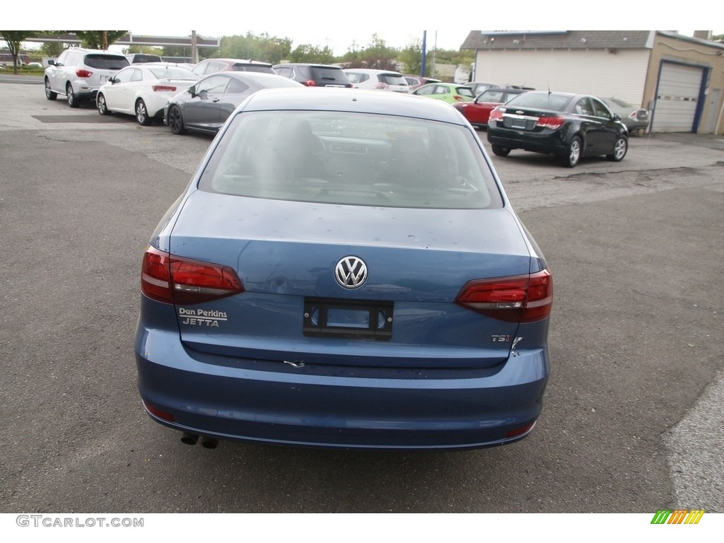 2017 Jetta S - Silk Blue Metallic / Titan Black photo #6