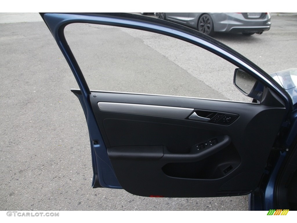 2017 Jetta S - Silk Blue Metallic / Titan Black photo #9