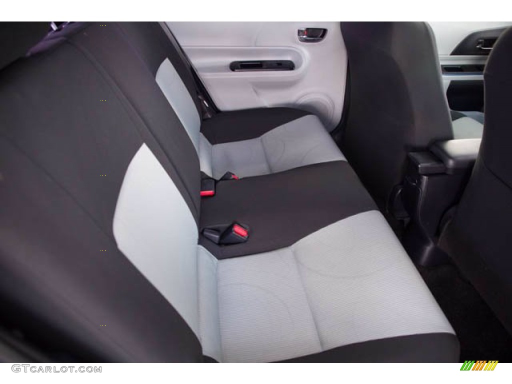 2013 Prius c Hybrid Two - Super White / Light Blue Gray/Black photo #15