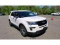 White Platinum 2019 Ford Explorer Sport 4WD