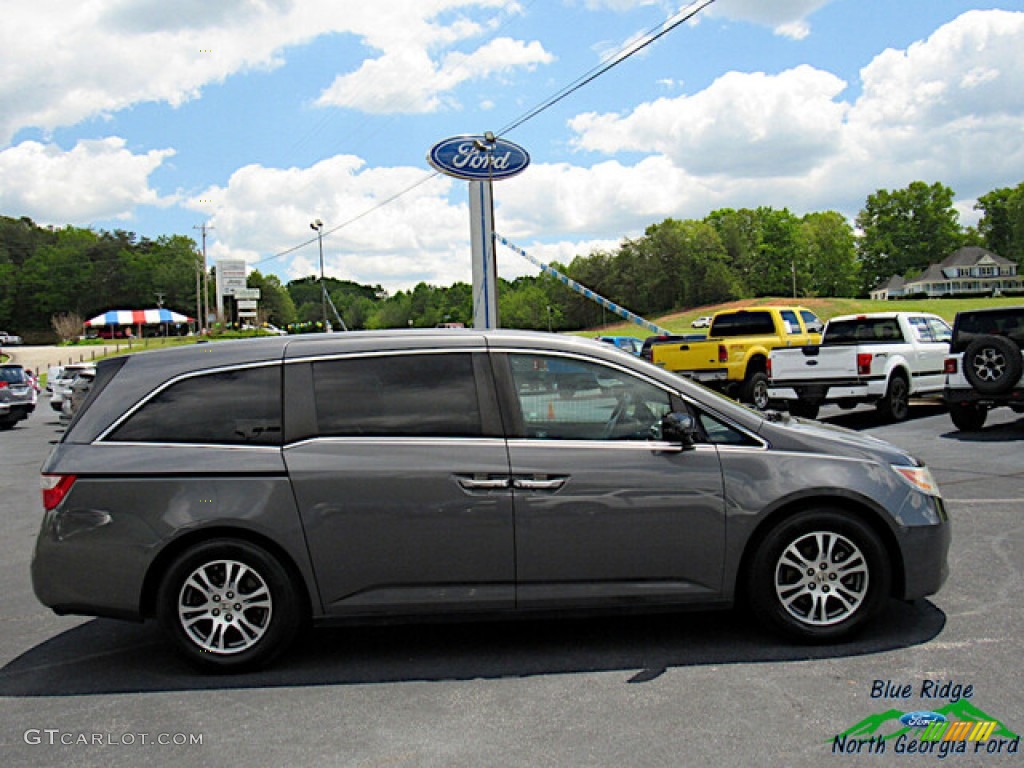 2012 Odyssey EX-L - Smoky Topaz Metallic / Truffle photo #6