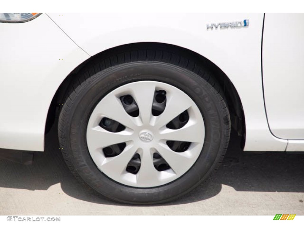 2013 Prius c Hybrid Two - Super White / Light Blue Gray/Black photo #29