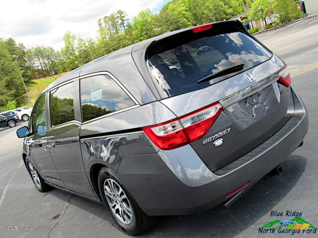 2012 Odyssey EX-L - Smoky Topaz Metallic / Truffle photo #29