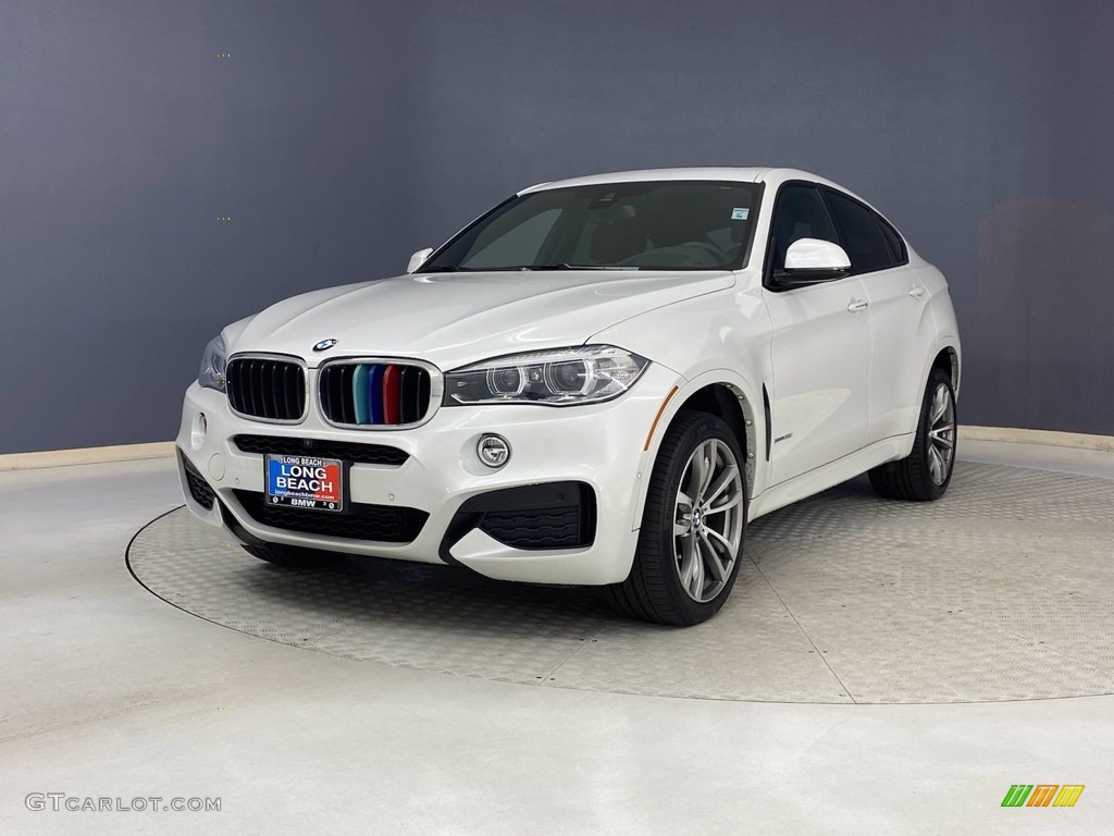 2018 X6 xDrive35i - Mineral White Metallic / Black photo #3