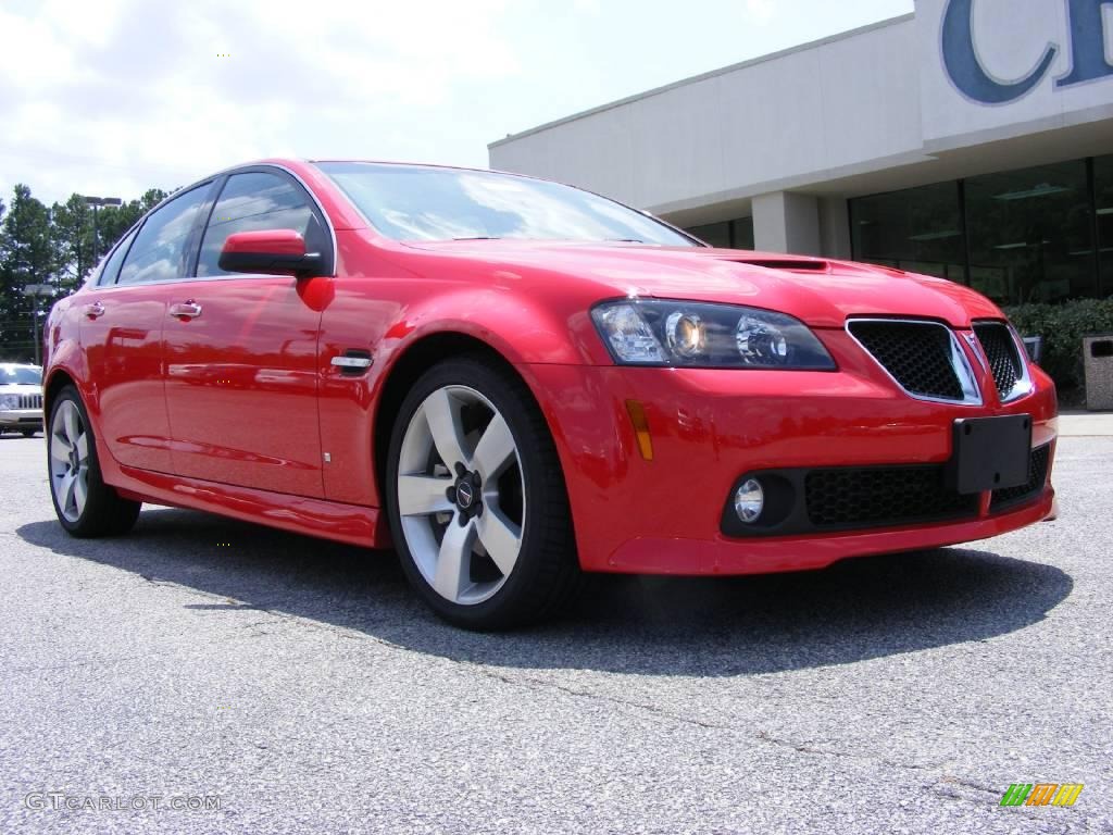 2009 G8 GT - Liquid Red / Onyx photo #2