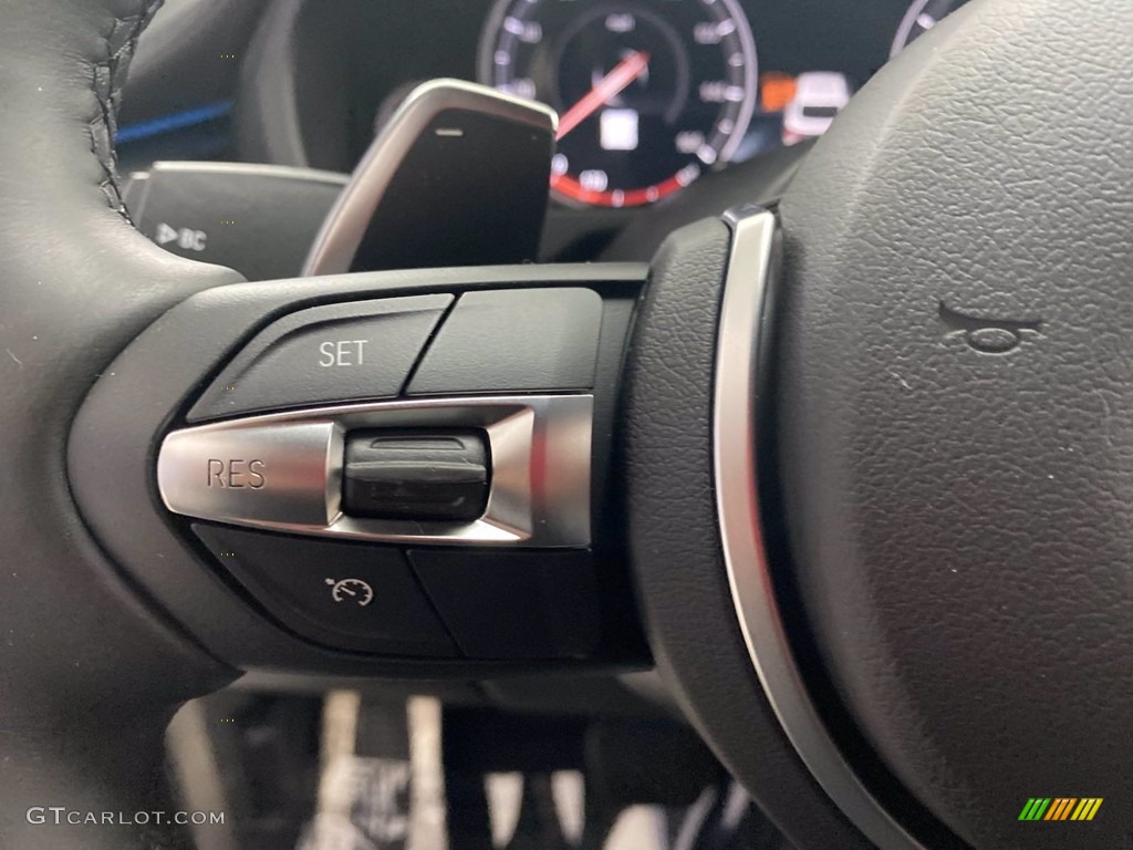 2018 BMW X6 xDrive35i Black Steering Wheel Photo #141983147