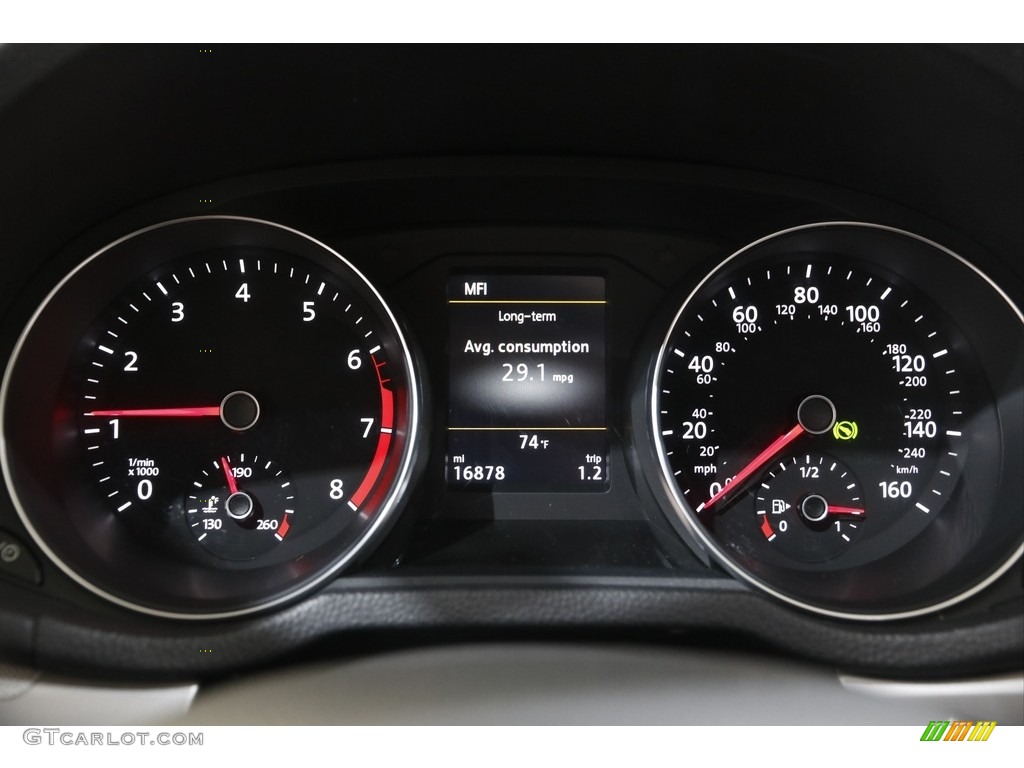 2019 Volkswagen Passat Wolfsburg Gauges Photo #141983255