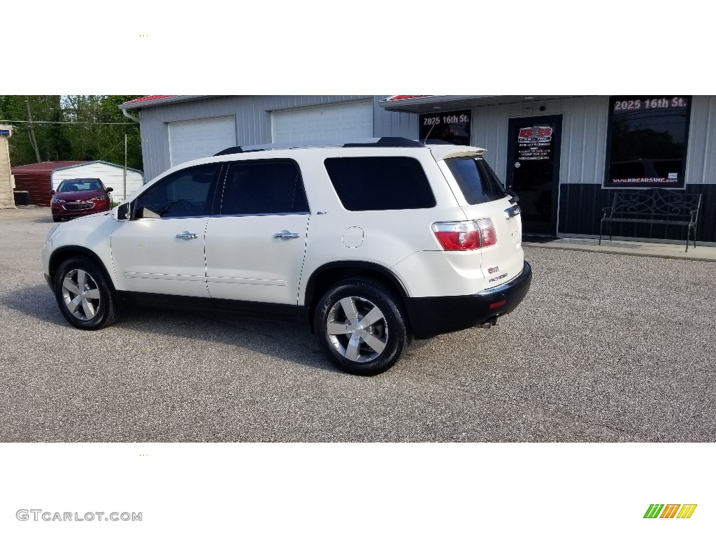 2011 Acadia SLT AWD - White Diamond Tintcoat / Ebony photo #2
