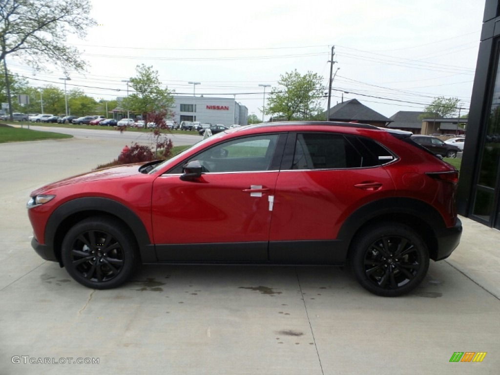 2021 CX-30 Turbo Premium Plus AWD - Soul Red Crystal Metallic / Black photo #6