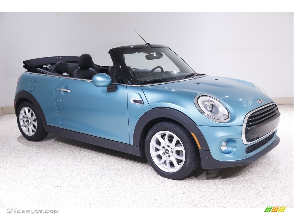 Caribbean Aqua Metallic 2018 Mini Convertible Cooper Exterior Photo #141984215