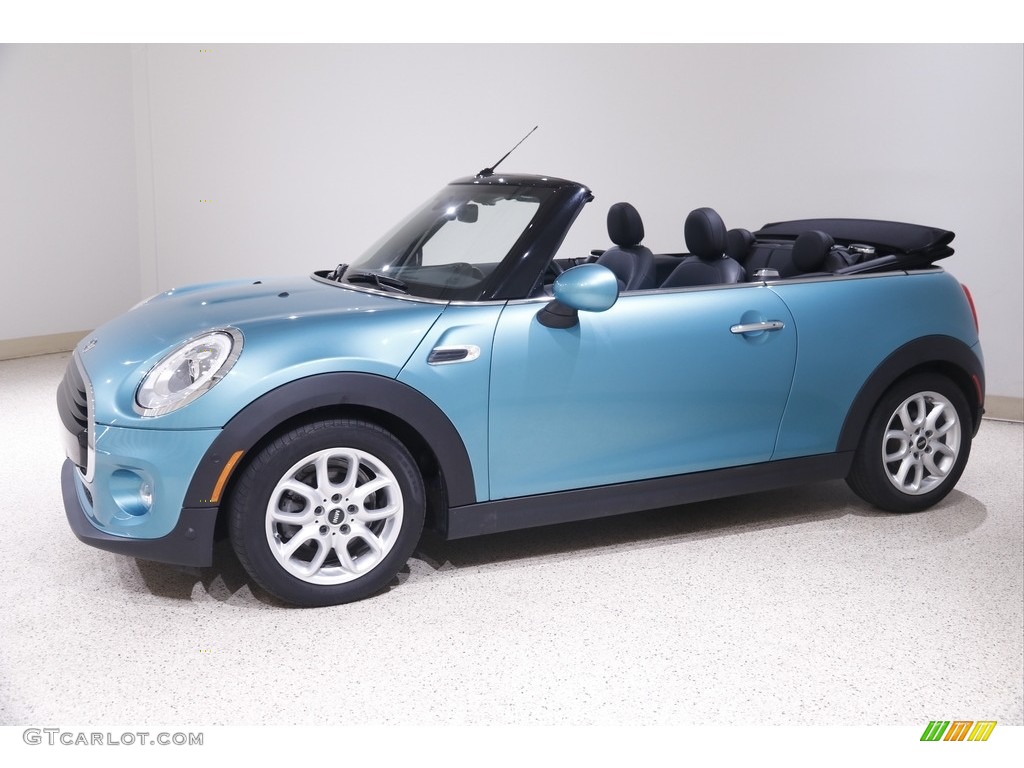 Caribbean Aqua Metallic 2018 Mini Convertible Cooper Exterior Photo #141984272