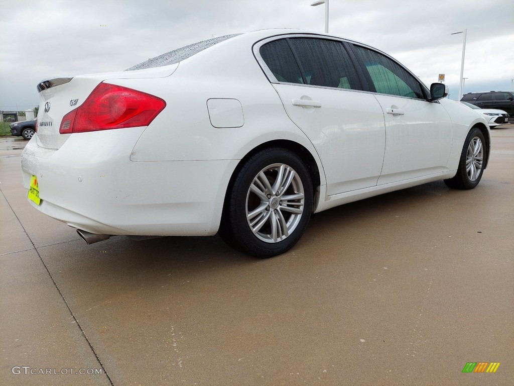 2013 G 37 Journey Sedan - Moonlight White / Stone photo #3