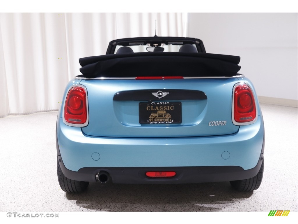 2018 Convertible Cooper - Caribbean Aqua Metallic / Carbon Black photo #18