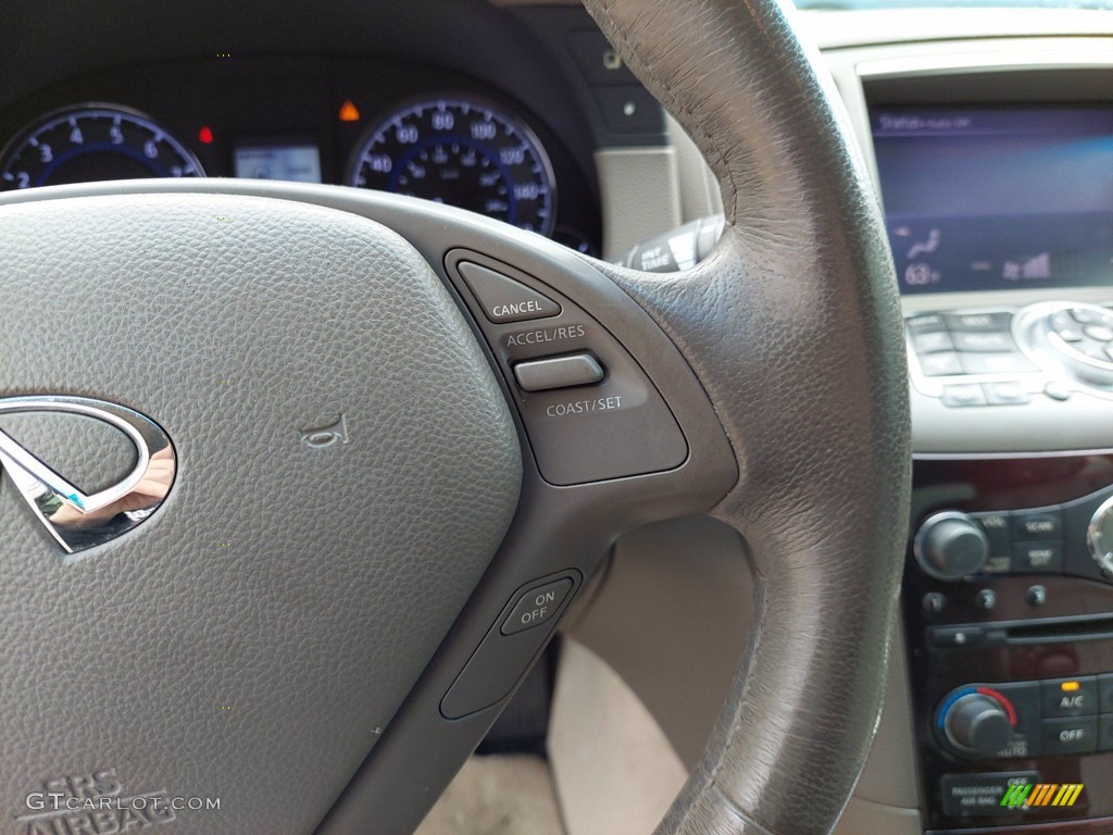 2013 G 37 Journey Sedan - Moonlight White / Stone photo #17