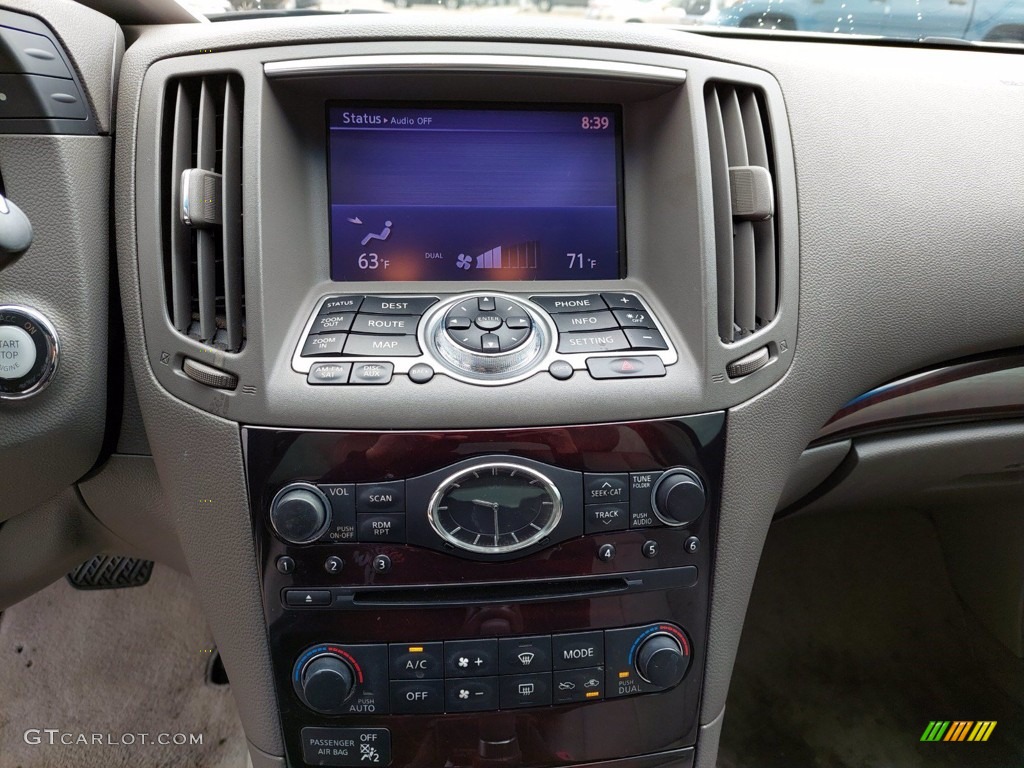 2013 G 37 Journey Sedan - Moonlight White / Stone photo #18