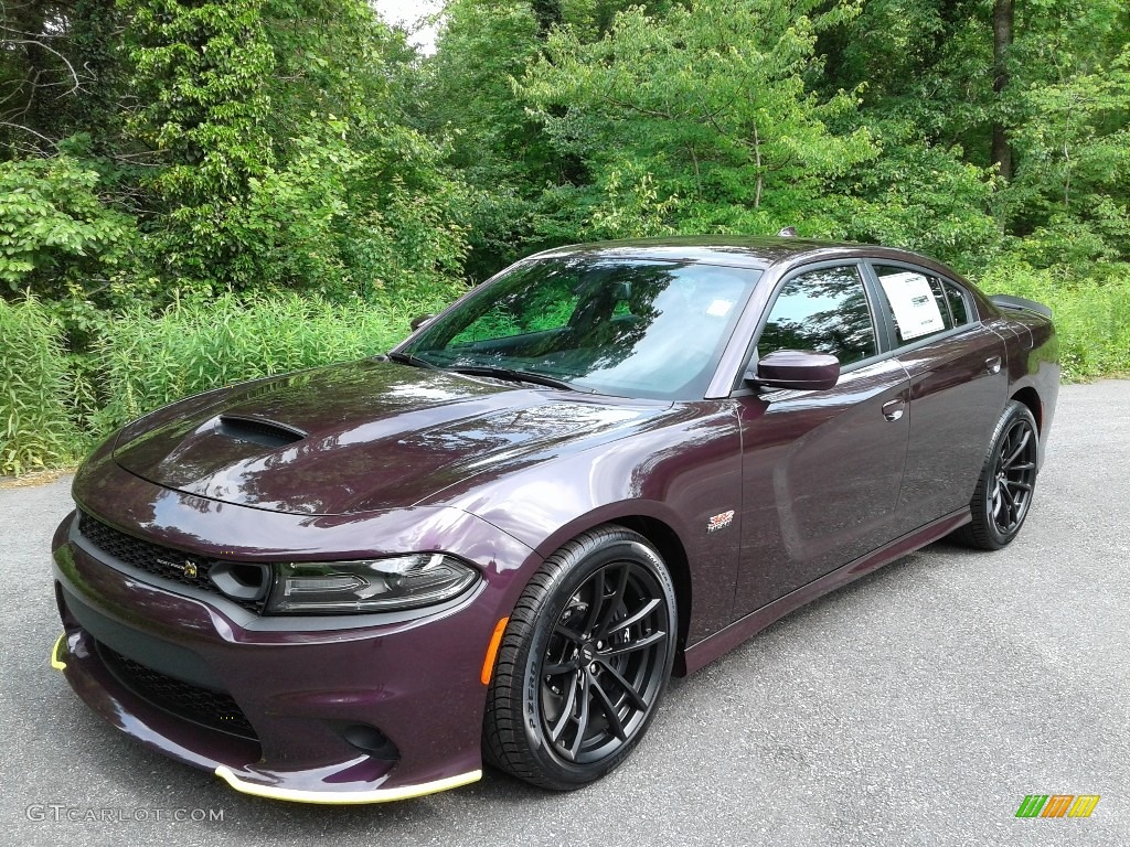 2021 Charger Scat Pack - Hellraisin / Black photo #2