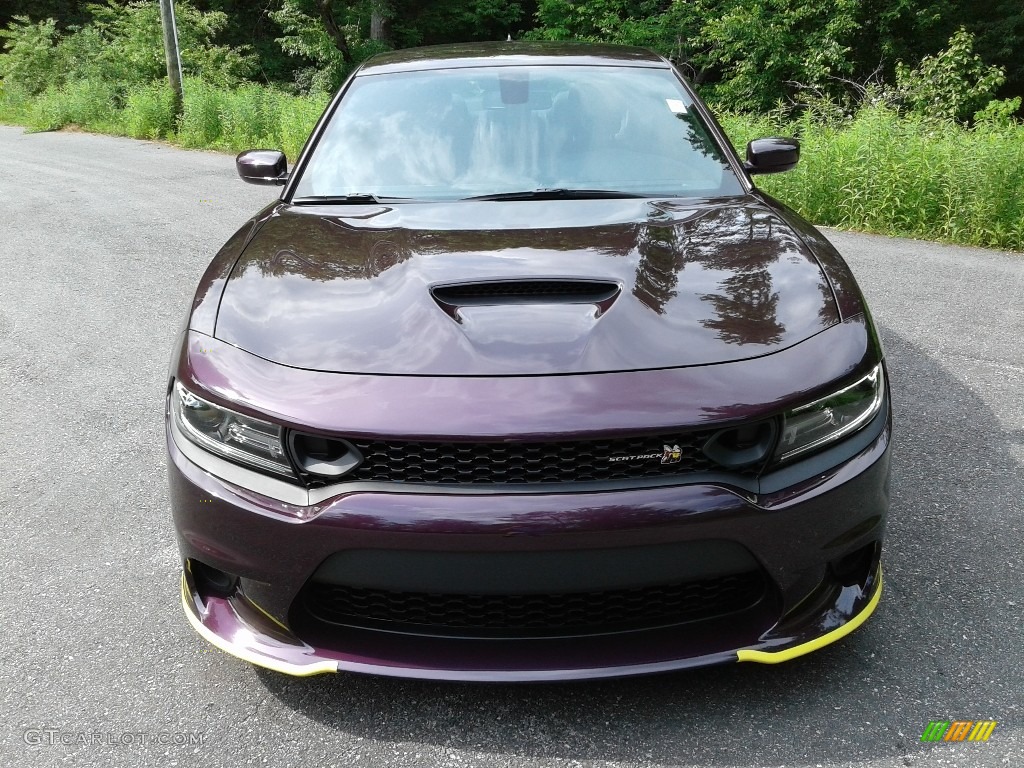 2021 Charger Scat Pack - Hellraisin / Black photo #3