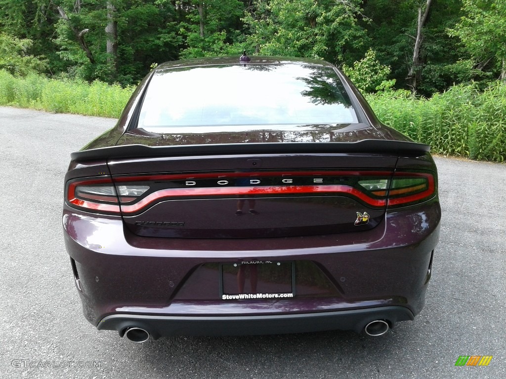 2021 Charger Scat Pack - Hellraisin / Black photo #7