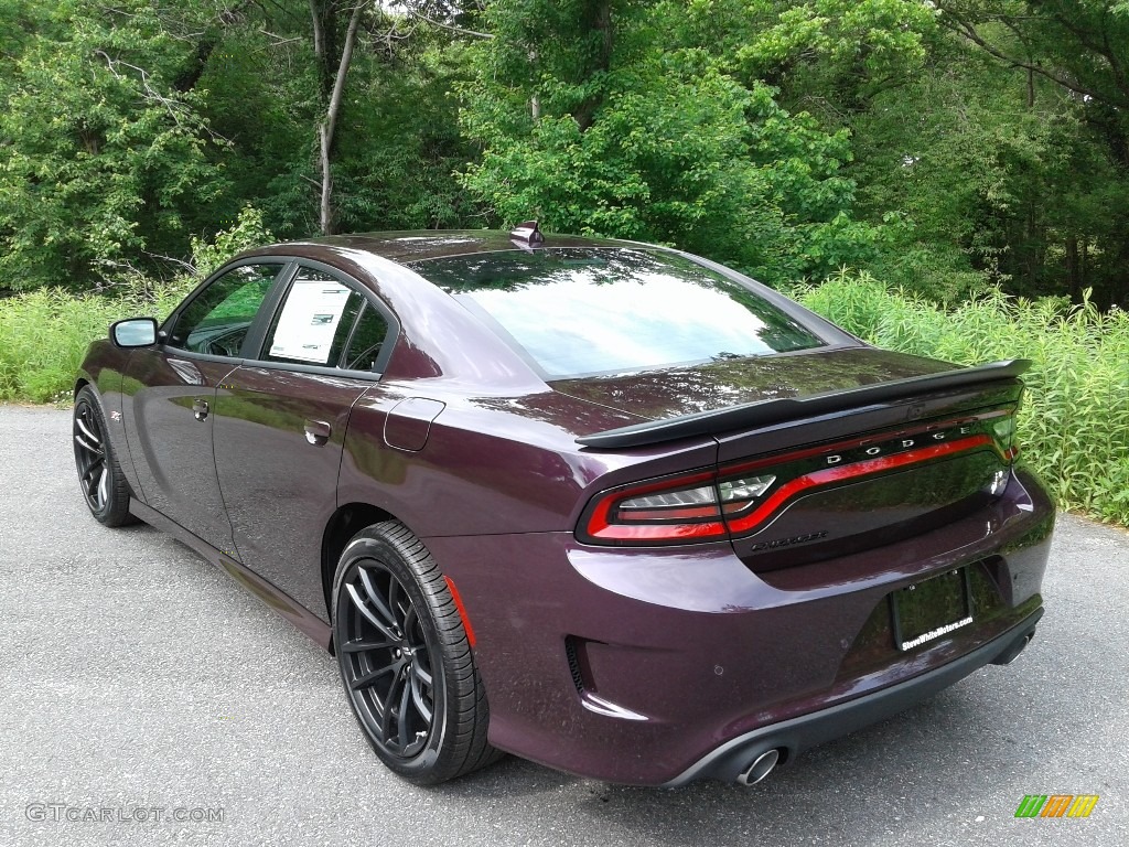2021 Charger Scat Pack - Hellraisin / Black photo #8