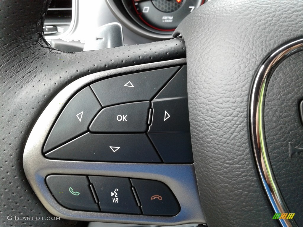 2021 Dodge Charger Scat Pack Black Steering Wheel Photo #141986108