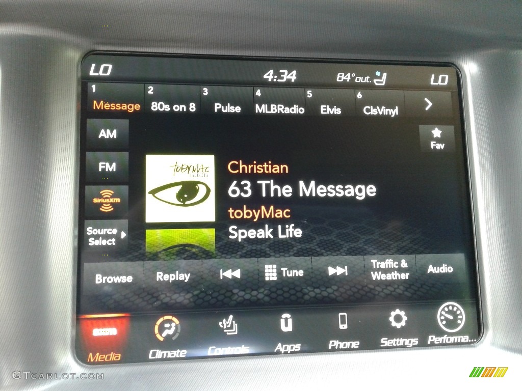 2021 Dodge Charger Scat Pack Audio System Photos