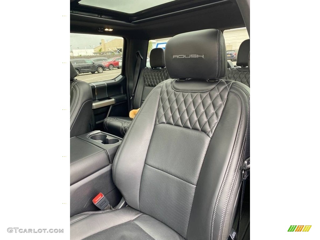 Black Interior 2020 Ford F150 Roush SuperCrew 4x4 Photo #141986558