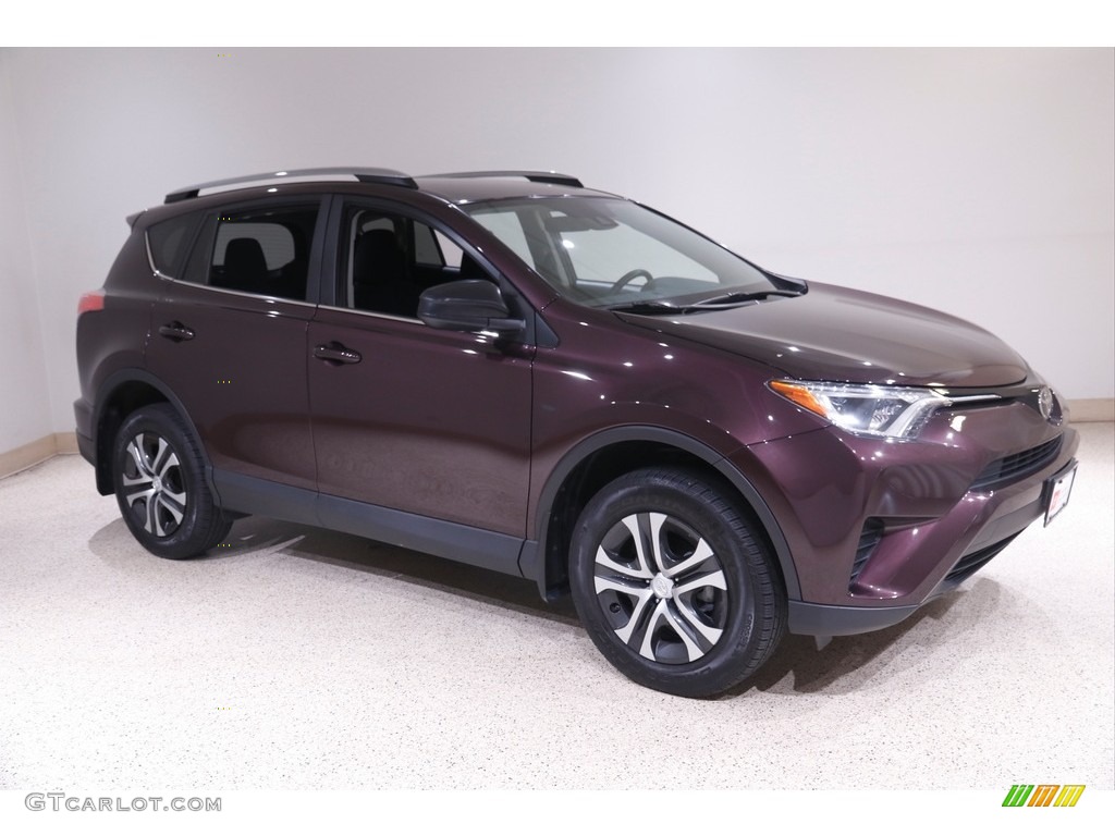 2018 RAV4 LE - Black / Black photo #1