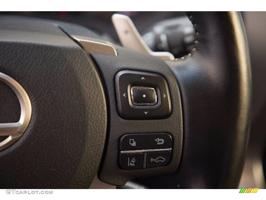 2018 Lexus NX 300 Black Steering Wheel Photo #141986840