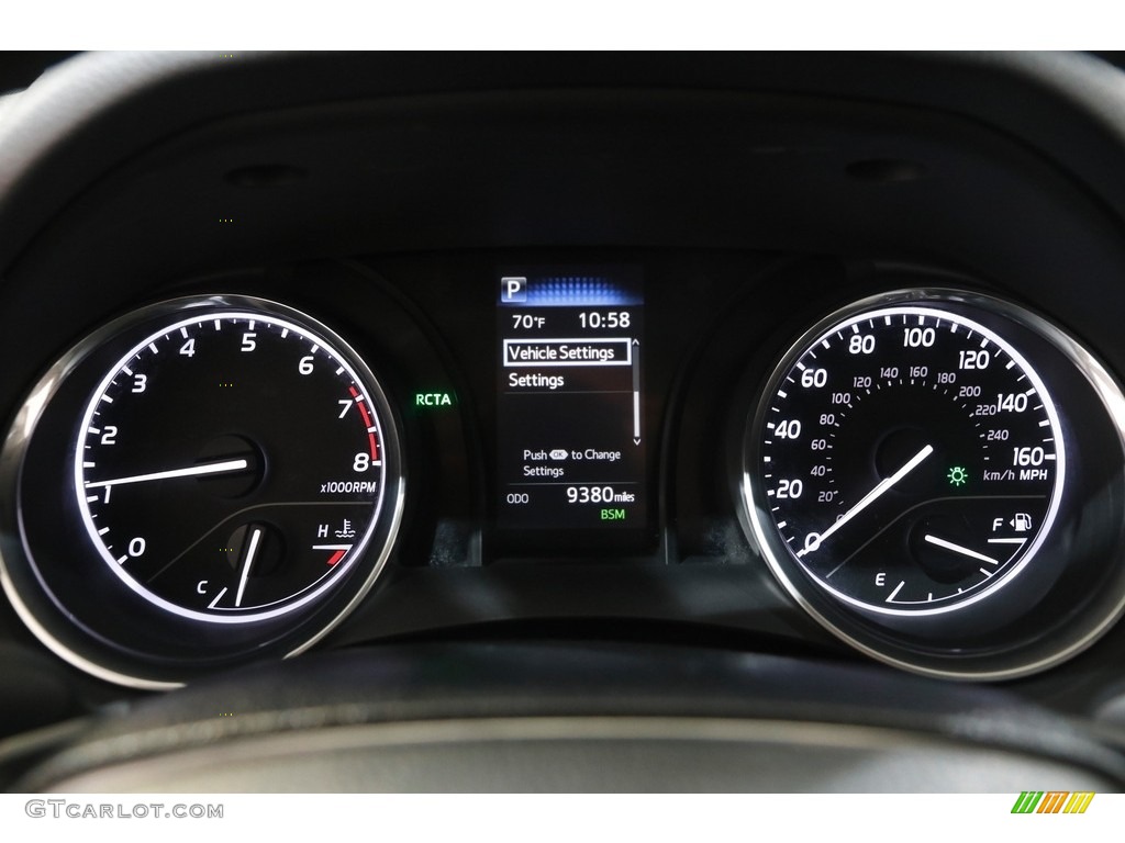 2019 Camry SE - Celestial Silver Metallic / Ash photo #8