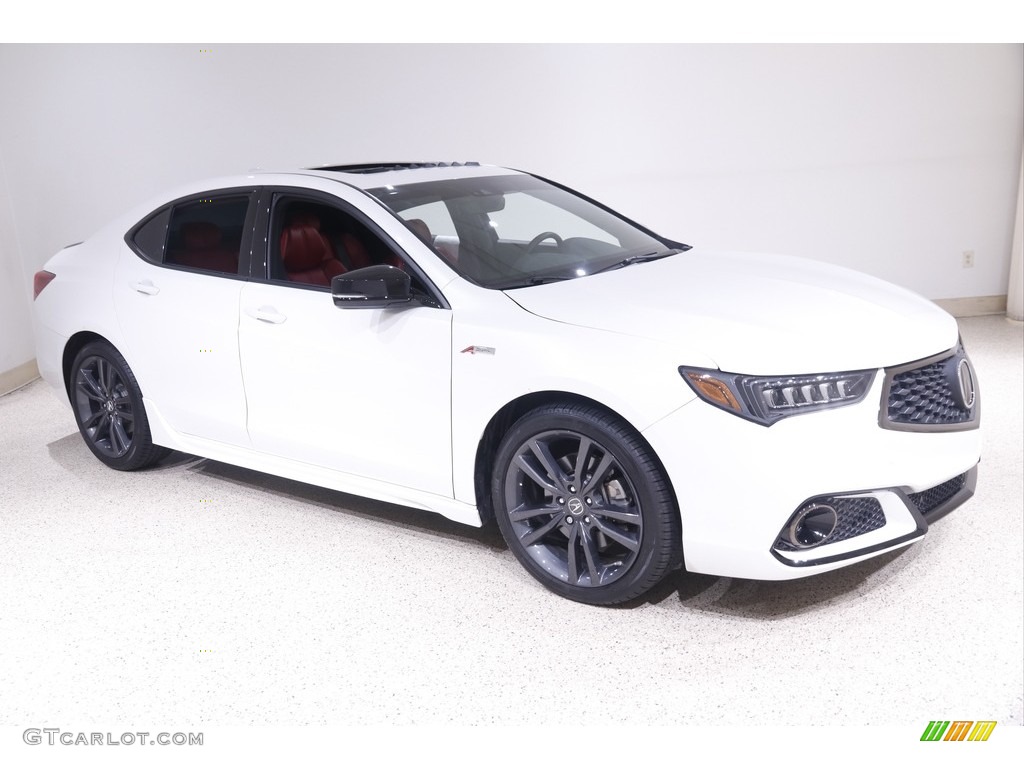 Platinum White Pearl Acura TLX