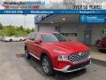 2021 Calypso Red Hyundai Santa Fe SEL AWD  photo #1