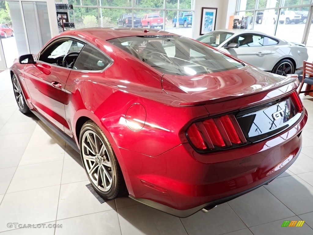 2015 Mustang GT Premium Coupe - Ruby Red Metallic / Ebony Recaro Sport Seats photo #5
