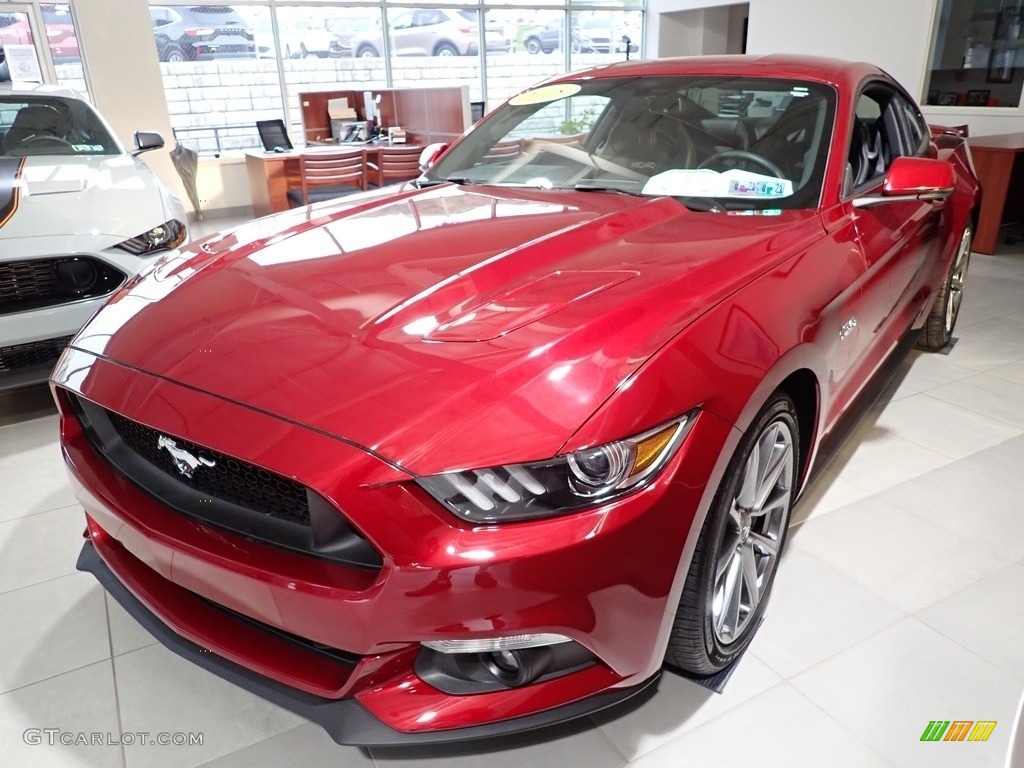 2015 Mustang GT Premium Coupe - Ruby Red Metallic / Ebony Recaro Sport Seats photo #7