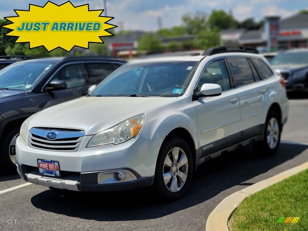 2011 Outback 2.5i Limited Wagon - Satin White Pearl / Warm Ivory photo #1