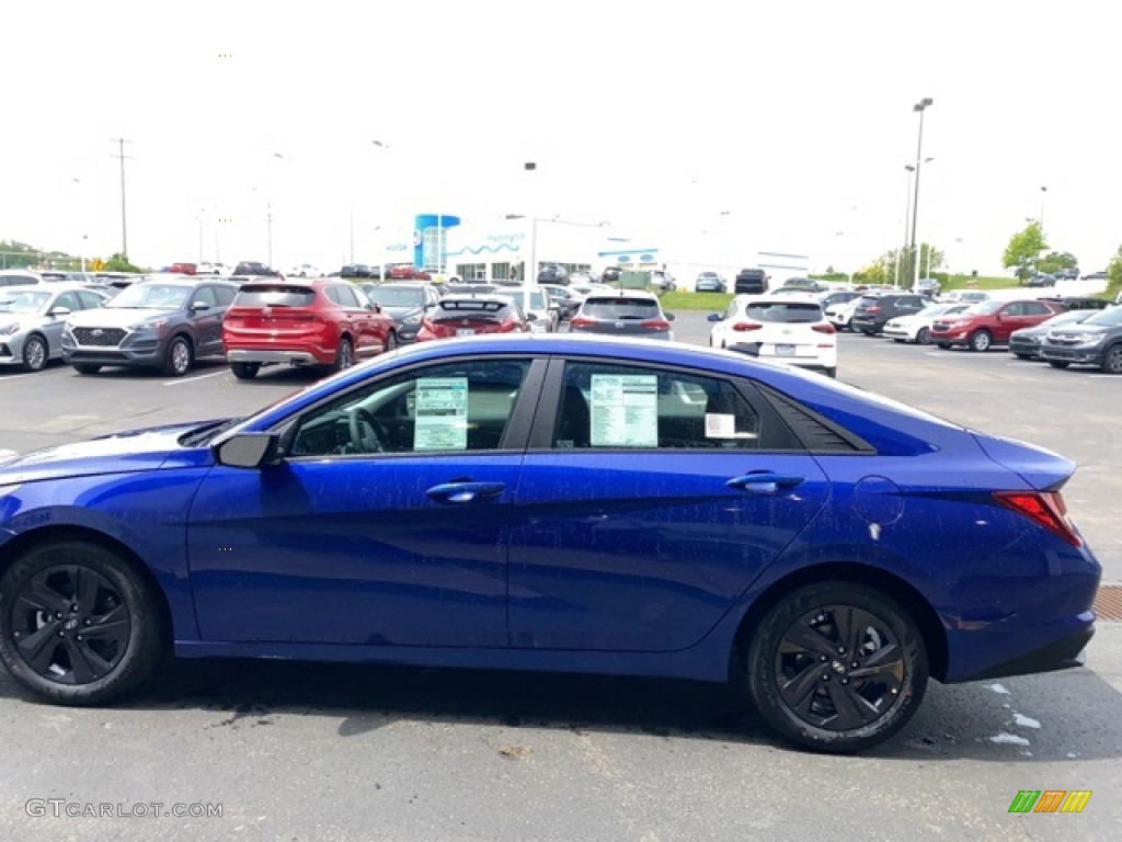 2021 Elantra SEL - Intense Blue / Black photo #4