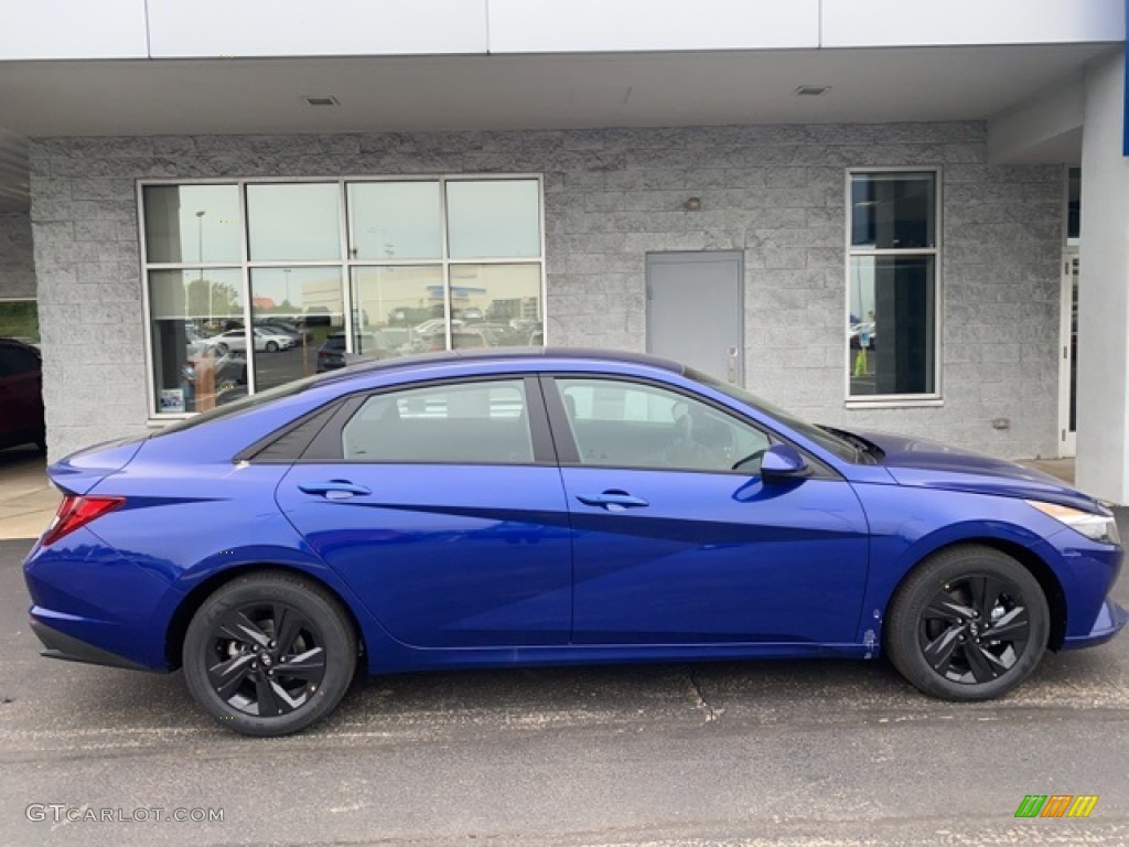 2021 Elantra SEL - Intense Blue / Black photo #2