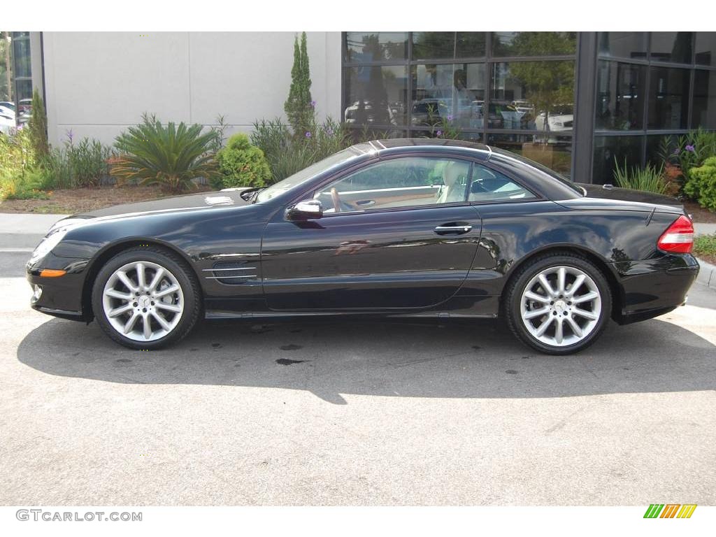 2007 SL 550 Roadster - Black / Stone photo #2