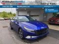 Intense Blue 2021 Hyundai Elantra Limited Hybrid
