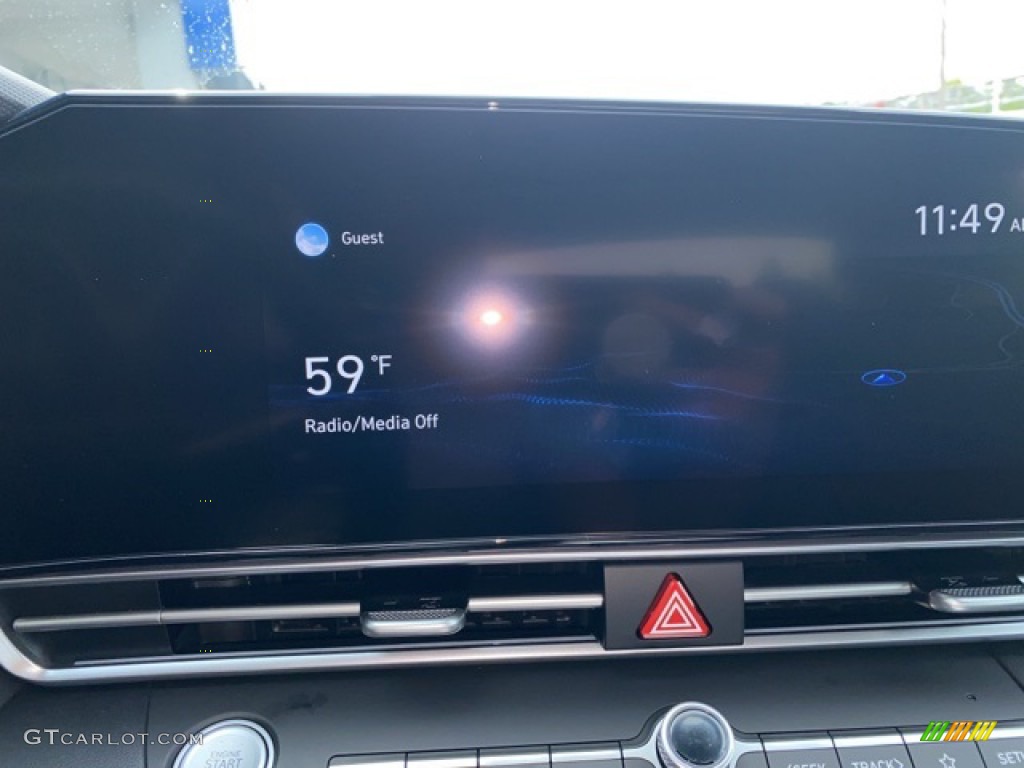 2021 Elantra Limited Hybrid - Intense Blue / Black photo #9