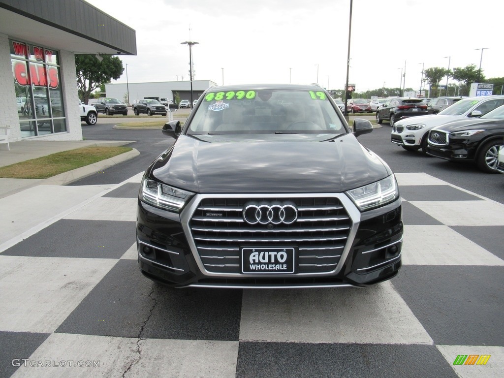 2019 Q7 45 Premium Plus quattro - Orca Black Metallic / Pistachio Beige photo #2