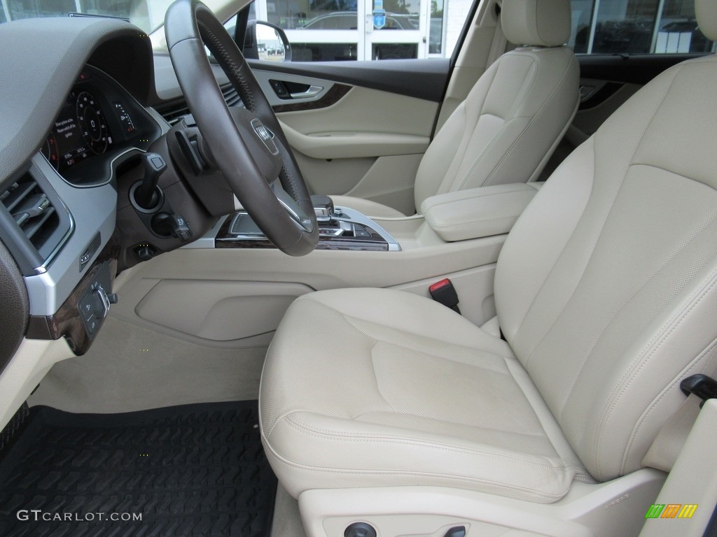 2019 Q7 45 Premium Plus quattro - Orca Black Metallic / Pistachio Beige photo #10