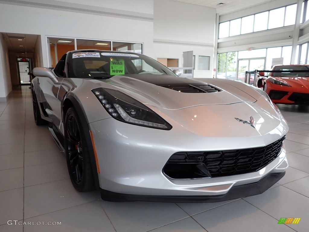 2018 Corvette Z06 Coupe - Blade Silver Metallic / Jet Black photo #11