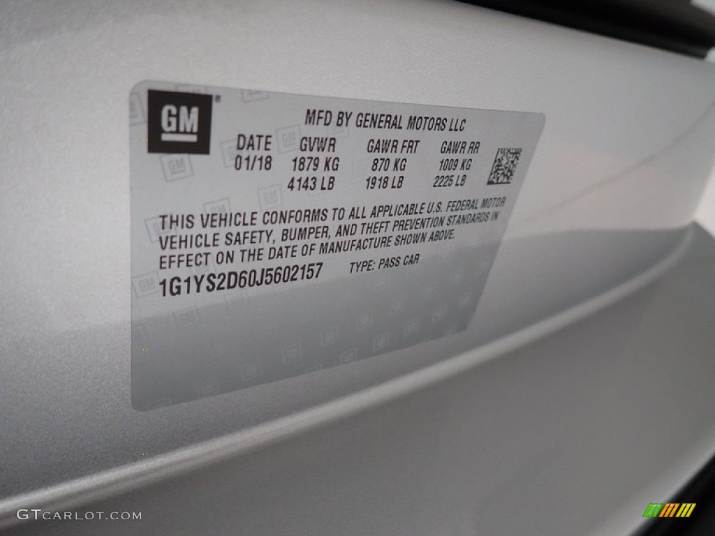 2018 Corvette Z06 Coupe - Blade Silver Metallic / Jet Black photo #28