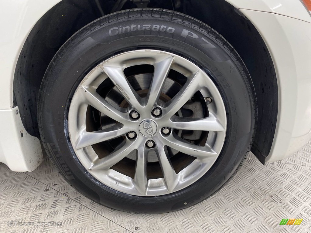 2009 G 37 x Sedan - Moonlight White / Wheat photo #6