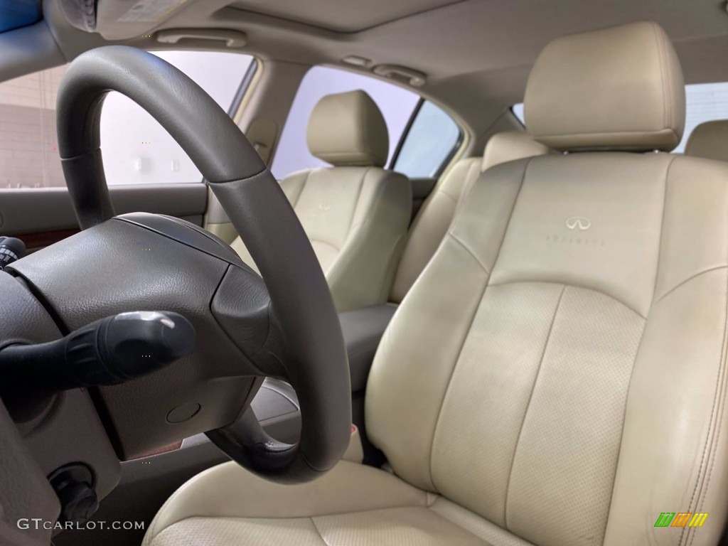 2009 G 37 x Sedan - Moonlight White / Wheat photo #17