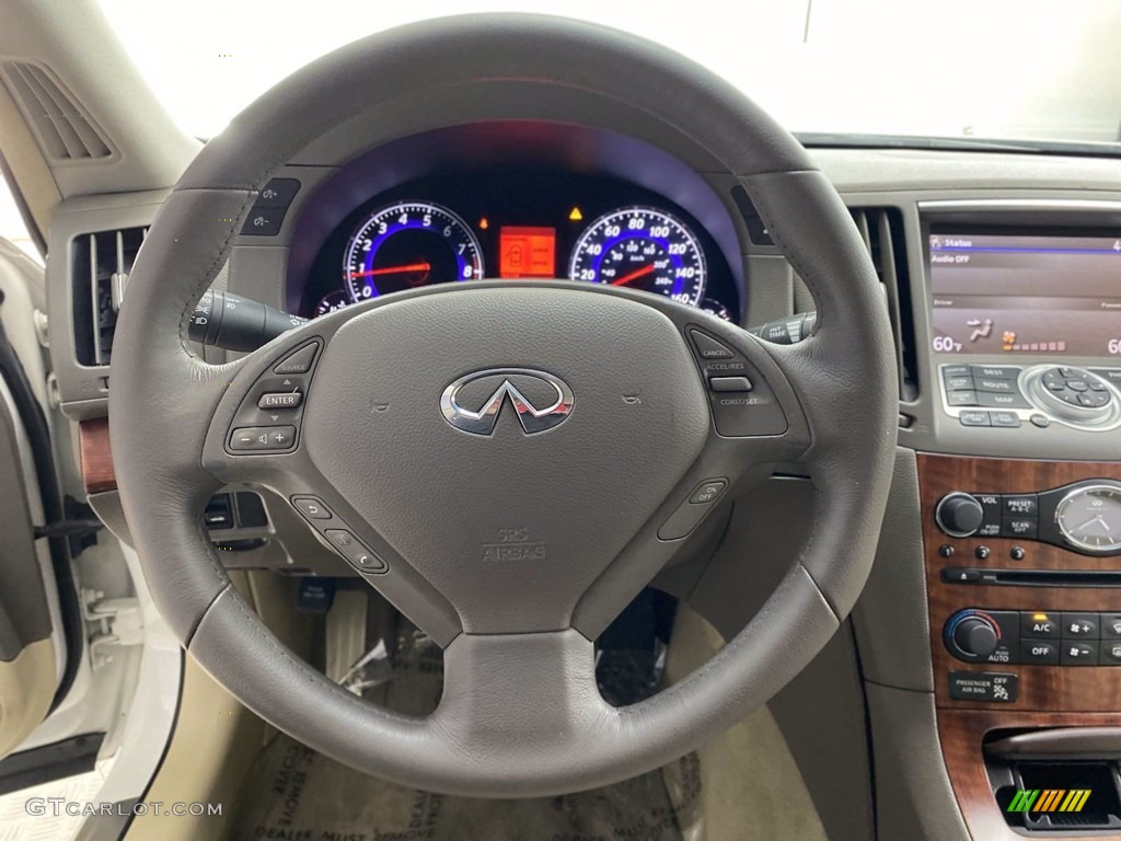 2009 G 37 x Sedan - Moonlight White / Wheat photo #18