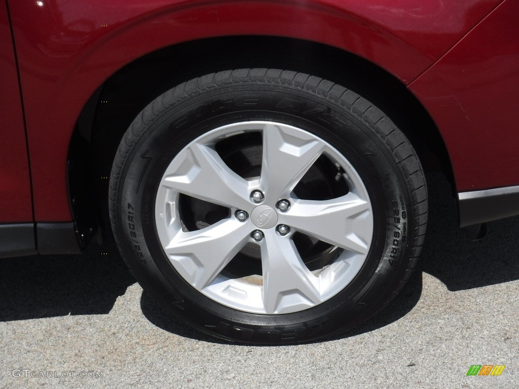 2015 Forester 2.5i Premium - Venetian Red Pearl / Gray photo #3