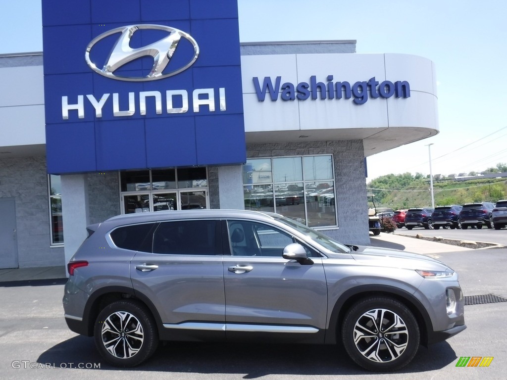 2019 Santa Fe Ultimate AWD - Machine Gray / Black photo #2