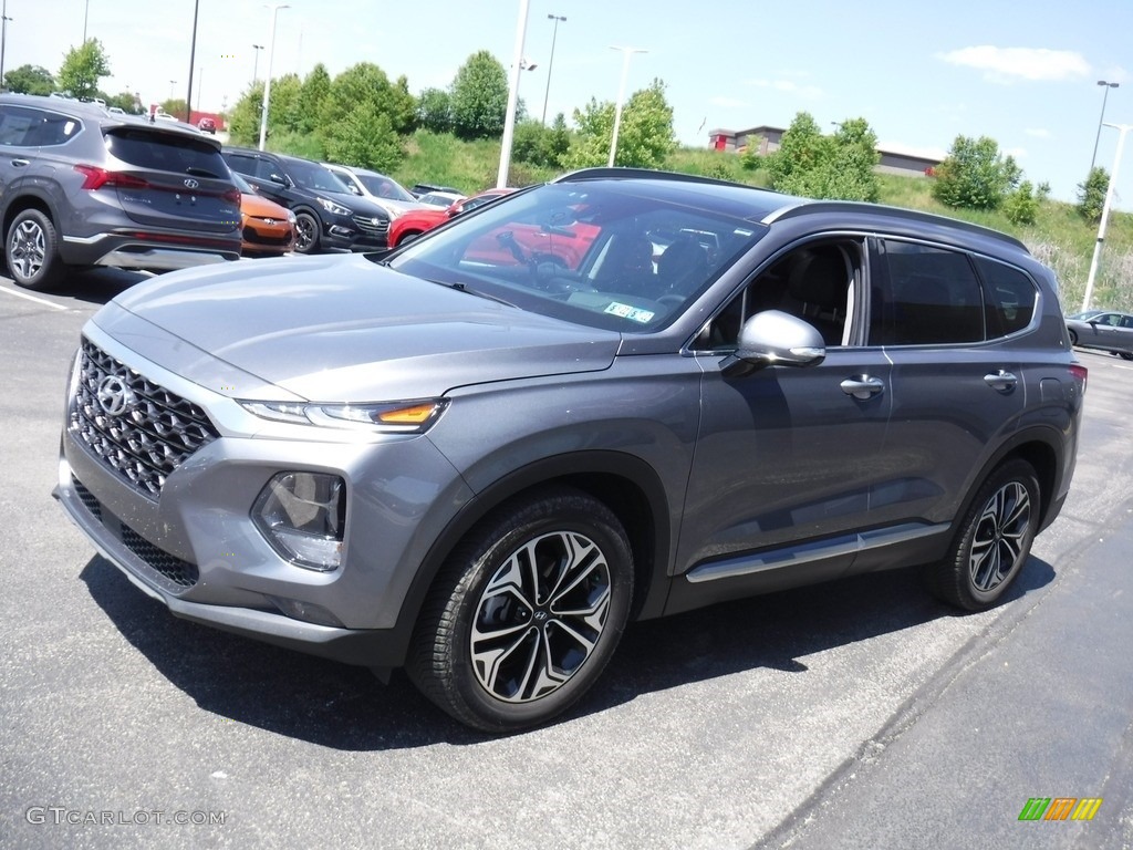 2019 Santa Fe Ultimate AWD - Machine Gray / Black photo #5